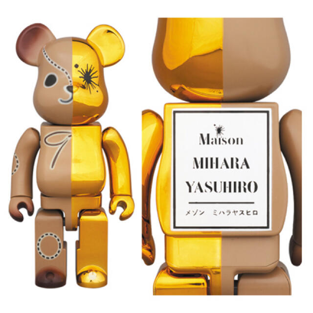 Mihara Yasuhiro GOLD × BROWN 400% ベアブリック