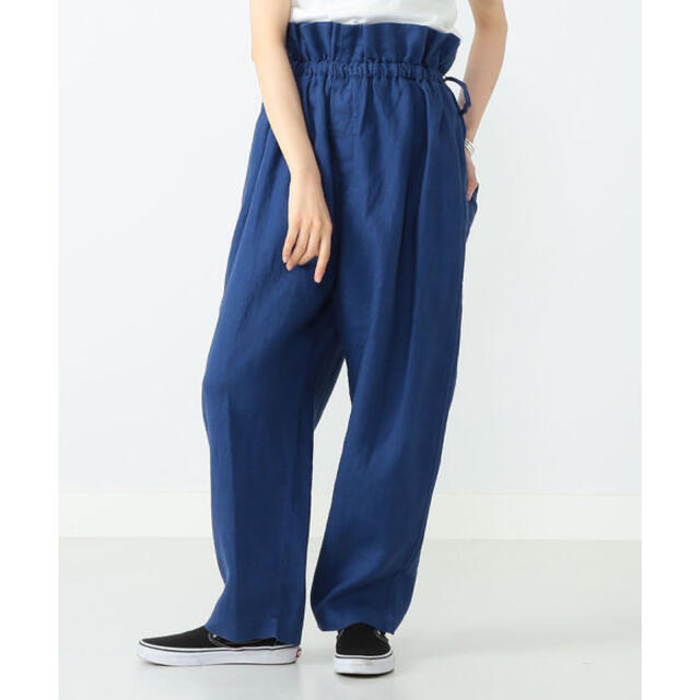 ビームス ボーイのリネンキャンディウエストパンツ BEAMS BOY - BEAMS BOY / リネン キャンディウエスト パンツの
