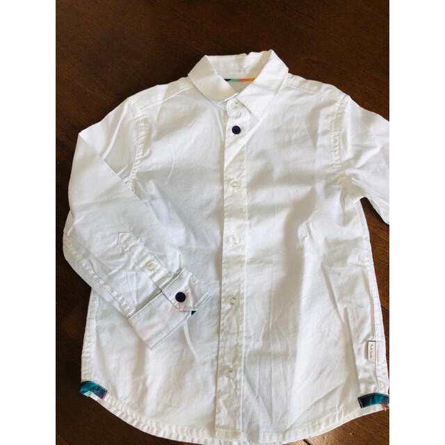 Paul Smith(ポールスミス)のポールスミス　junior 3A 白シャツ キッズ/ベビー/マタニティのキッズ服男の子用(90cm~)(ブラウス)の商品写真