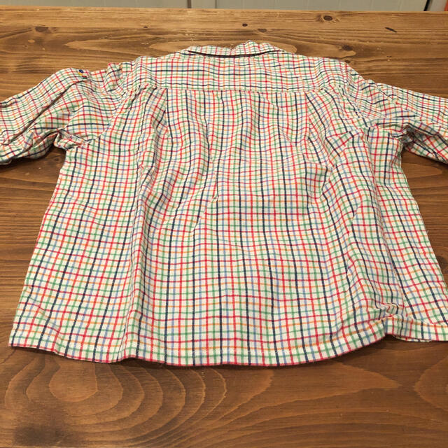 mikihouse(ミキハウス)のMIKI HOUSE チェックシャツ　80 キッズ/ベビー/マタニティのベビー服(~85cm)(シャツ/カットソー)の商品写真