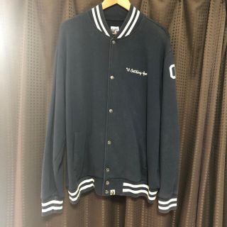 アベイシングエイプ(A BATHING APE)のスエットスタジャン【A BATHING APE】XL(スタジャン)