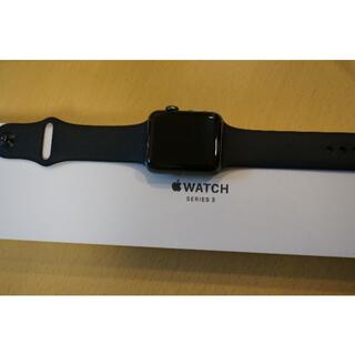 アップル(Apple)のApple Watch Series 3　GPS　42mmスペースグレー(その他)