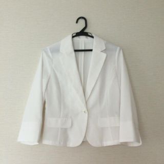 ミッシュマッシュ(MISCH MASCH)のミッシュマッシュ白ジャケット♡(テーラードジャケット)