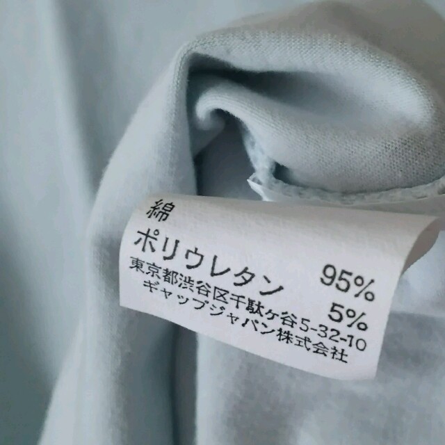 GAP(ギャップ)のGAPストレッチTシャツＳ薄ブルー レディースのトップス(Tシャツ(半袖/袖なし))の商品写真