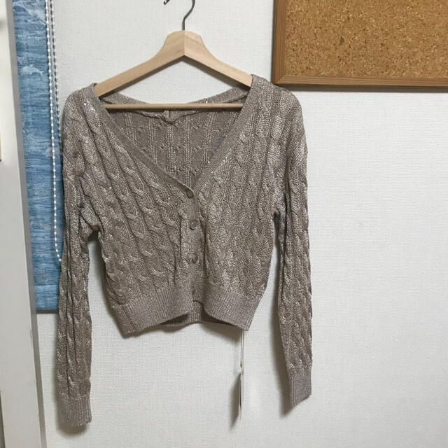 PROPORTION BODY DRESSING(プロポーションボディドレッシング)のPROPORTION BODY DRESSING ケーブルカーディガン レディースのトップス(カーディガン)の商品写真