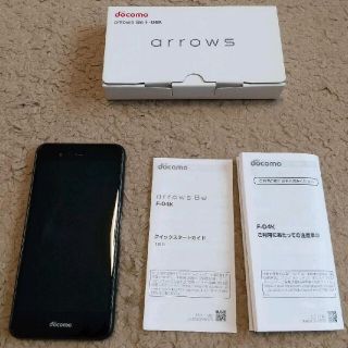 フジツウ(富士通)のarrows Be F-04K ブラック SIMロック解除済み SIMフリー(スマートフォン本体)