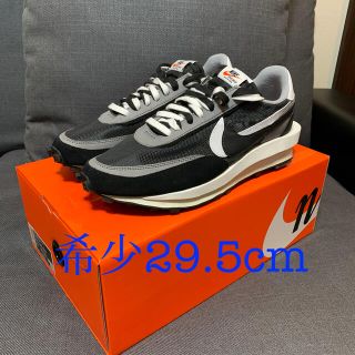 ナイキ(NIKE)の29.5 NIKE LDWAFFLE / SACAI ブラック(スニーカー)