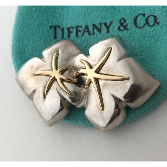 TIFFANY メイプルリーフブローチ 希少