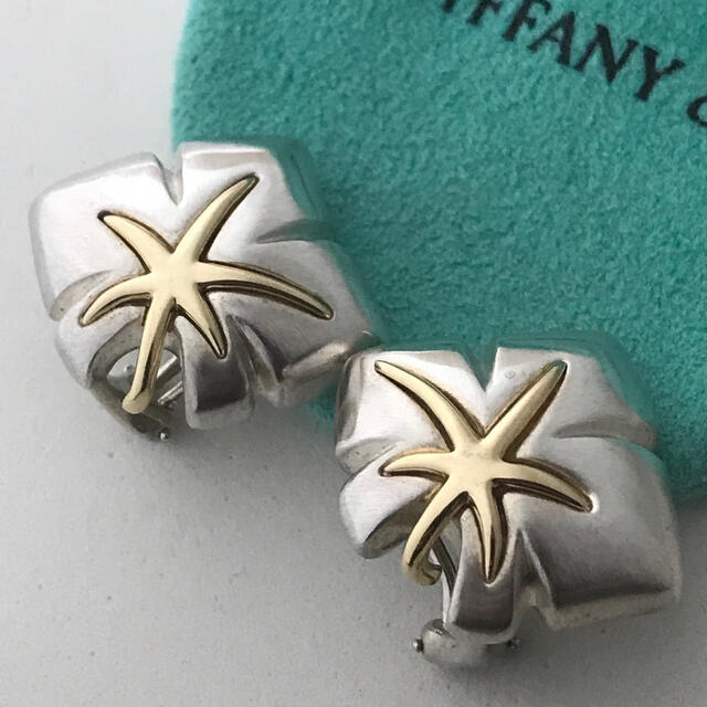 Tiffany メイプルリーフ イヤリング希少-