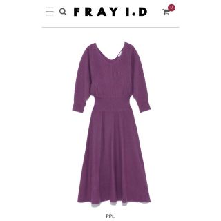 フレイアイディー(FRAY I.D)のフレイアイディー　FRAY I.D ニット　ワンピース(ロングワンピース/マキシワンピース)