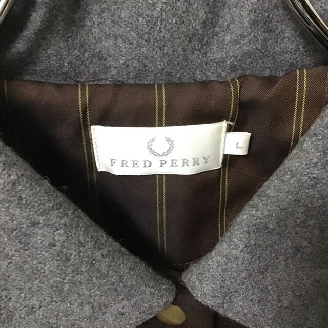 FRED PERRY フレッドペリー　ブルゾン　ジャケット　L チャコール　中綿 2