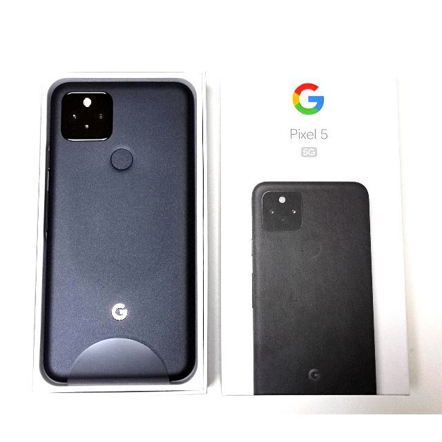 新品 Google Pixel5 5G 128GB JustBlack 黒 スマホ/家電/カメラのスマートフォン/携帯電話(スマートフォン本体)の商品写真