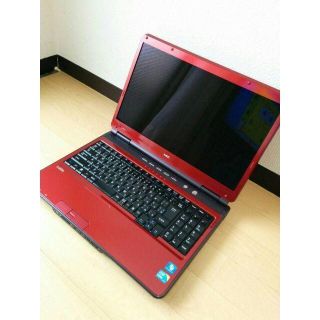 【中古品】NECノートパソコン 貴重な赤色 美品 高性能 Corei5