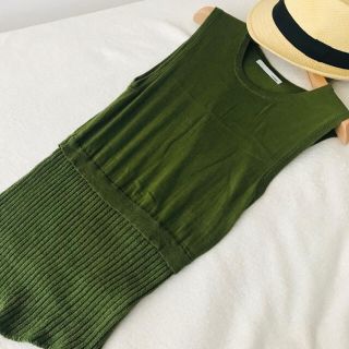 マウジー(moussy)の美品☆マウジー☆サマーニット 1(カットソー(半袖/袖なし))