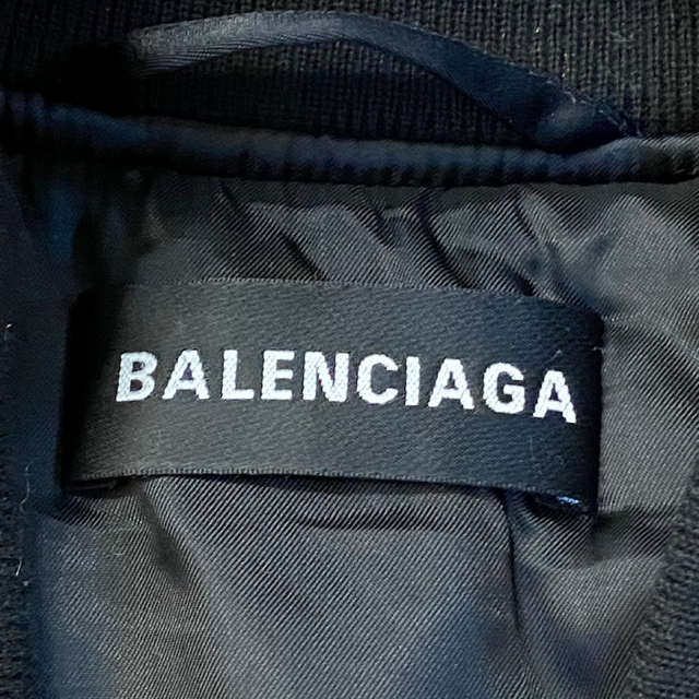 ケット】 Balenciaga バレンシアガ ma1 MA-1 ダウンジャケット 黒 ブラックの通販 by a1's  shop｜バレンシアガならラクマ ケット