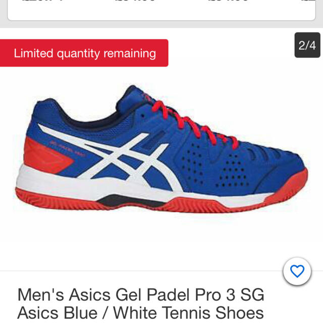 asics(アシックス)の⭐️新品未使用⭐️ アシックス　テニスシューズ　オムニ スポーツ/アウトドアのテニス(シューズ)の商品写真