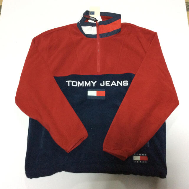 TOMMY HILFIGER(トミーヒルフィガー)のTommy Jeans フリースアノラック 新品 トミージーンズ メンズのトップス(その他)の商品写真