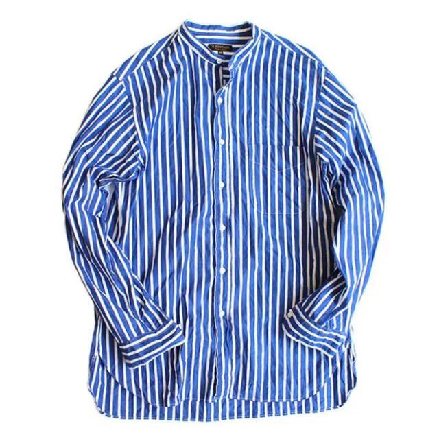 INDIVIDUALIZED SHIRTS(インディヴィジュアライズドシャツ)のA VONTADE バンドカラーシャツ ボンタージ S メンズのトップス(シャツ)の商品写真