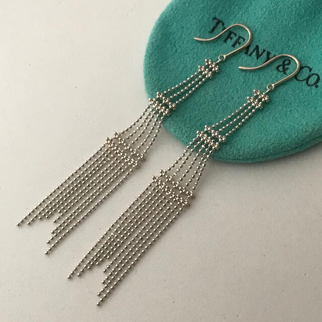 希少!!】 & Tiffany Co. メッシュフリンジピアス 希少 Tiffany
