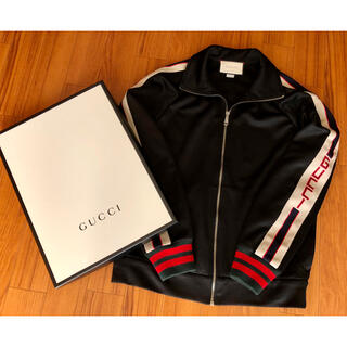 グッチ(Gucci)の【美品】GUCCI グッチ テクニカルジャージー ジャケット ブラック XS(ジャージ)