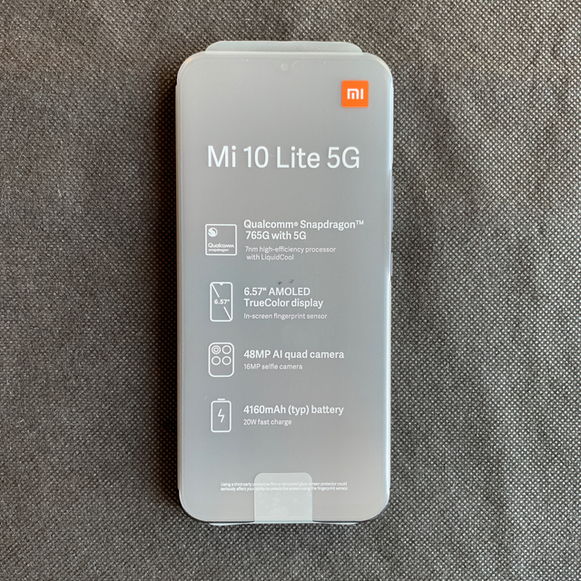 au - Xiaomi Mi 10 Lite 5G XIG01 au SIMロック解除済の通販 by そ
