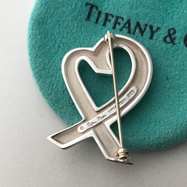 Tiffany フルハートブローチ