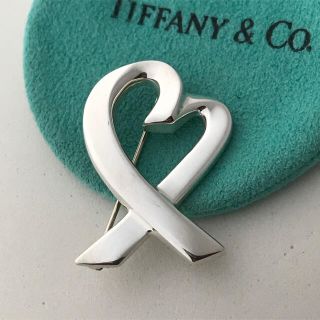 Tiffany & Co. - Tiffany ラビングハートブローチの通販 by こうふくや ...