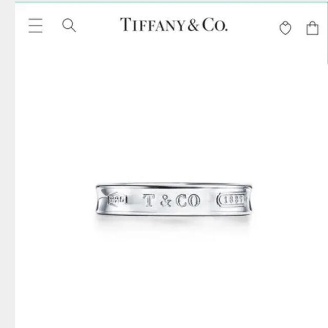 Tiffany & Co.(ティファニー)のティファニー 1837 シルバー リング 8号〜9号 美品 レディースのアクセサリー(リング(指輪))の商品写真