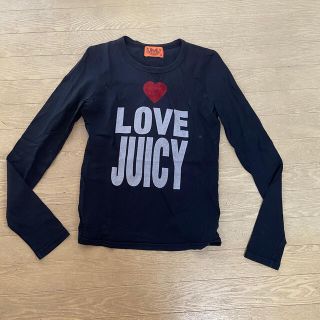 ジューシークチュール(Juicy Couture)のジューシークチュール　ロゴハート黒長袖Tシャツ (Tシャツ(長袖/七分))