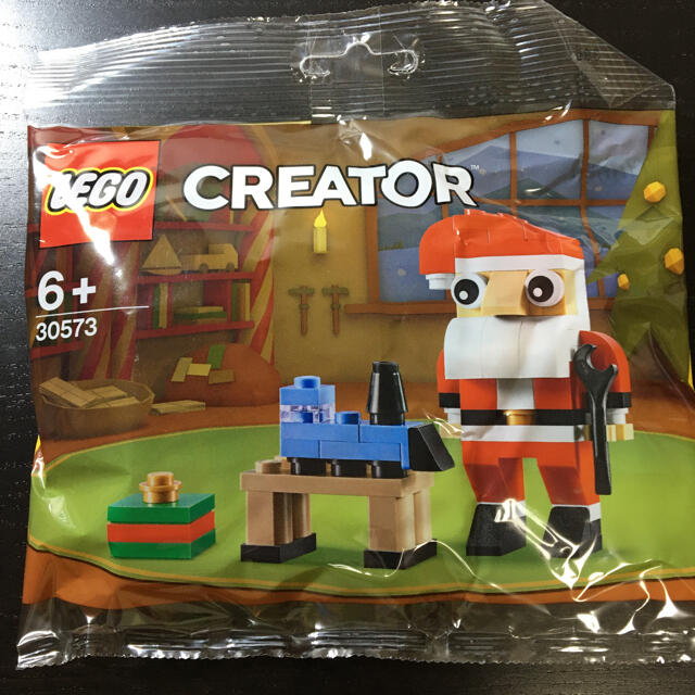 LEGO クリスマス　サンタ　おまけ キッズ/ベビー/マタニティのおもちゃ(積み木/ブロック)の商品写真