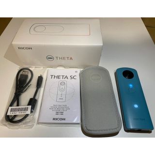 リコー(RICOH)のRICOH THETA SC BLUE(コンパクトデジタルカメラ)