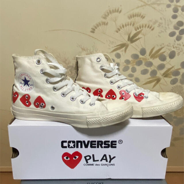 COMME des GARCONS(コムデギャルソン)のコンバースとプレイコムデギャルソン プレイ メンズの靴/シューズ(スニーカー)の商品写真