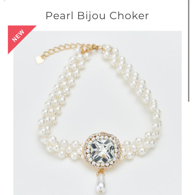 Crayme,(クレイミー)のPearl Bijou Choker  完売品 レディースのアクセサリー(ネックレス)の商品写真