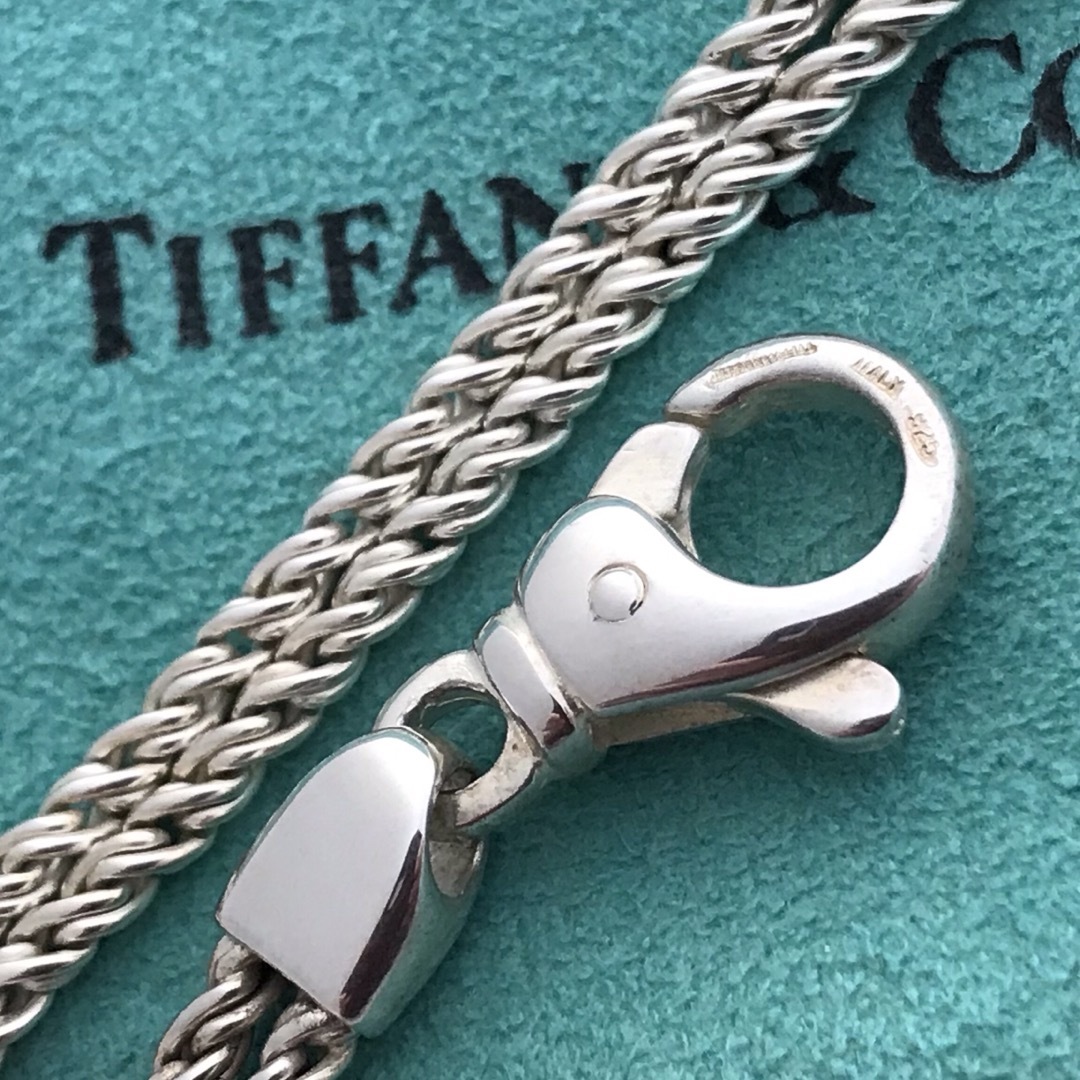 Tiffany & Co.(ティファニー)のTiffany ダブルロープ ネックレス 美品 レディースのアクセサリー(ネックレス)の商品写真