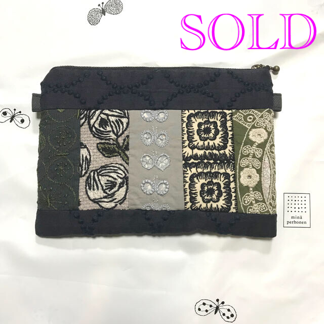 SOLD】ミナペルホネン ハンドメイド ポーチ | www.jarussi.com.br