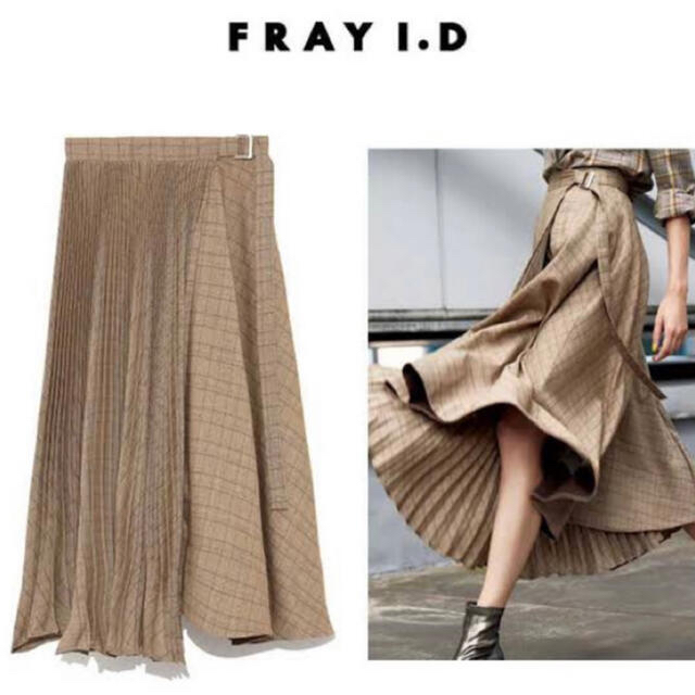 FRAY I.D(フレイアイディー)のラッププリーツスカート レディースのスカート(ロングスカート)の商品写真