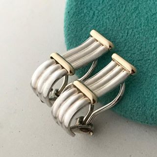 ティファニー(Tiffany & Co.)のTiffany コンビイヤリング 希少(イヤリング)