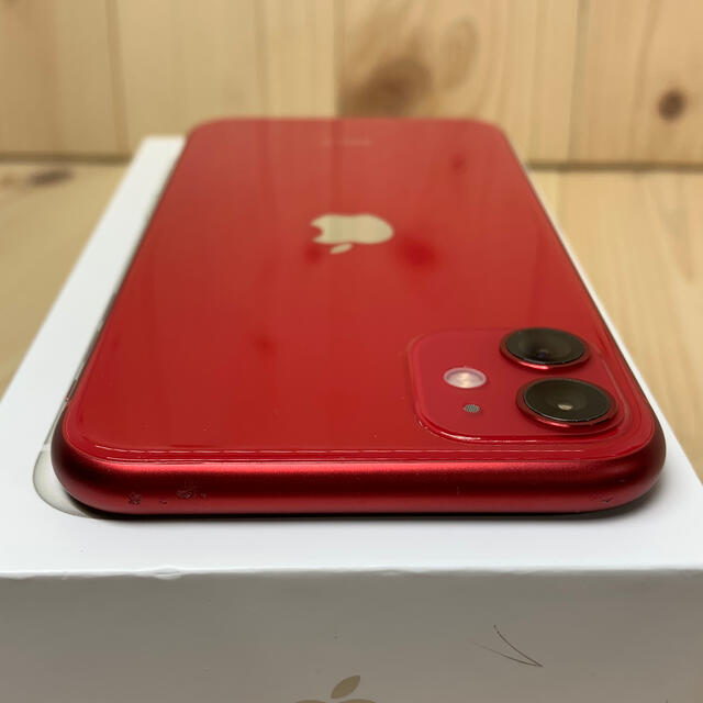Apple SIMフリー Red 本体の通販 by ちょこ๑˃̵ᴗ˂̵)XS激安販売中｜アップルならラクマ - ①iPhone 11 128GB 日本製国産
