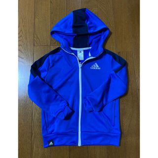 アディダス(adidas)のadidas☆ジャージパーカー☆上着130(ジャケット/上着)