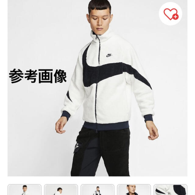 NIKE(ナイキ)のLサイズ NIKE ナイキ ボアジャケット ビックスウォッシュ メンズのジャケット/アウター(ブルゾン)の商品写真