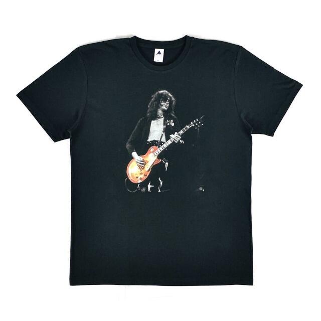 新品 映える ロック 黒 Tシャツ レッドツェッペリン ジミーペイジ  メンズのトップス(Tシャツ/カットソー(半袖/袖なし))の商品写真