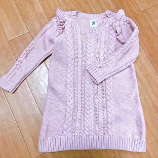 ギャップ(GAP)のBaby GAP 80 ケーブルニット　ワンピース(ニット/セーター)