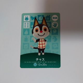 ニンテンドウ(任天堂)のあつまれどうぶつの森amiiboカード　チャス(カード)
