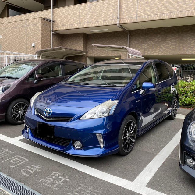 トヨタ(トヨタ)のパノラマルーフ付 プリウス‪α‬ 大阪 値下げ不可 車検有り 税金リサイクル込 自動車/バイクの自動車(車体)の商品写真