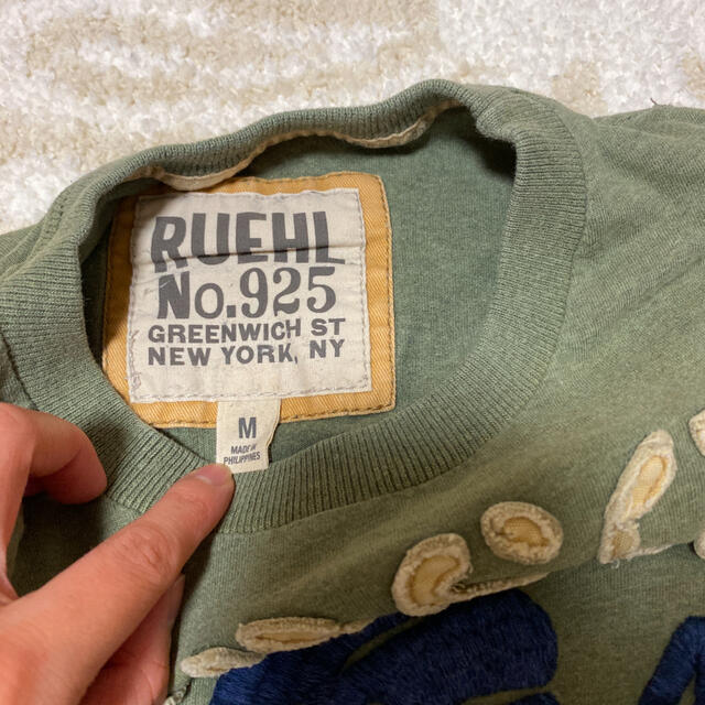 Ruehl No.925(ルールナンバー925)のRUHEL no.925 半袖 Tシャツ グリーン メンズのトップス(Tシャツ/カットソー(半袖/袖なし))の商品写真