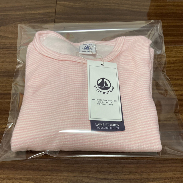 PETIT BATEAU(プチバトー)の専用　プチバトー　新品ポワンココット　長袖Tシャツ2枚組　16ans/Mサイズ レディースのトップス(Tシャツ(長袖/七分))の商品写真