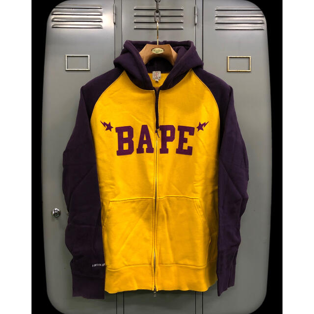 A BATHING APE Patch Logo Zip-up Hoodie