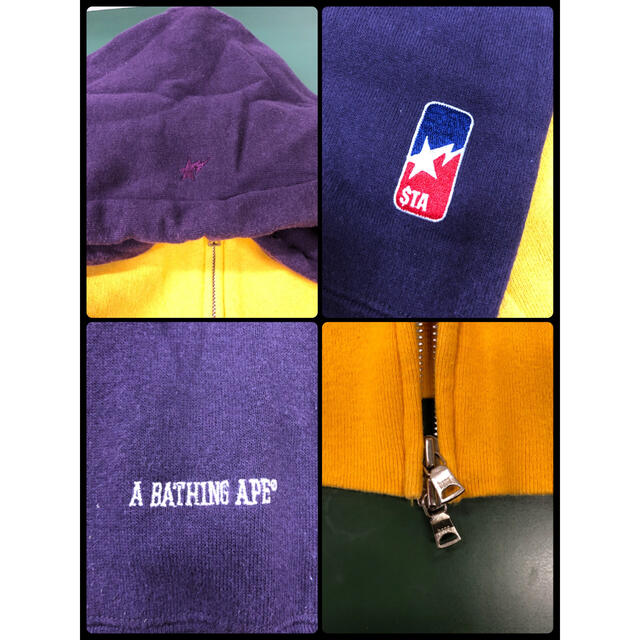 A BATHING APE Patch Logo Zip-up Hoodie 2