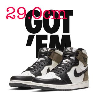 ナイキ(NIKE)のNIKE AIR JORDAN 1 Dark Mocha 29.0cm(スニーカー)