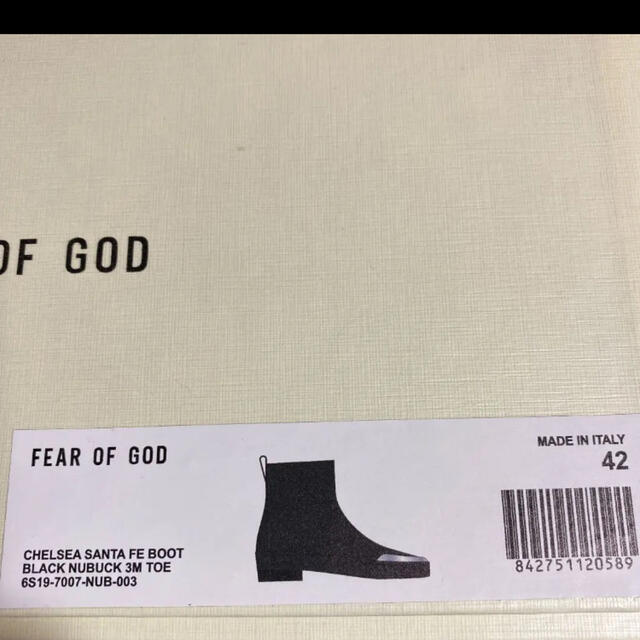 fear of god チェルシー ブーツメンズ